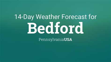Today’s and tonight’s Bedford, PA weather forecast, weather conditions and Doppler radar from The Weather Channel and Weather.com